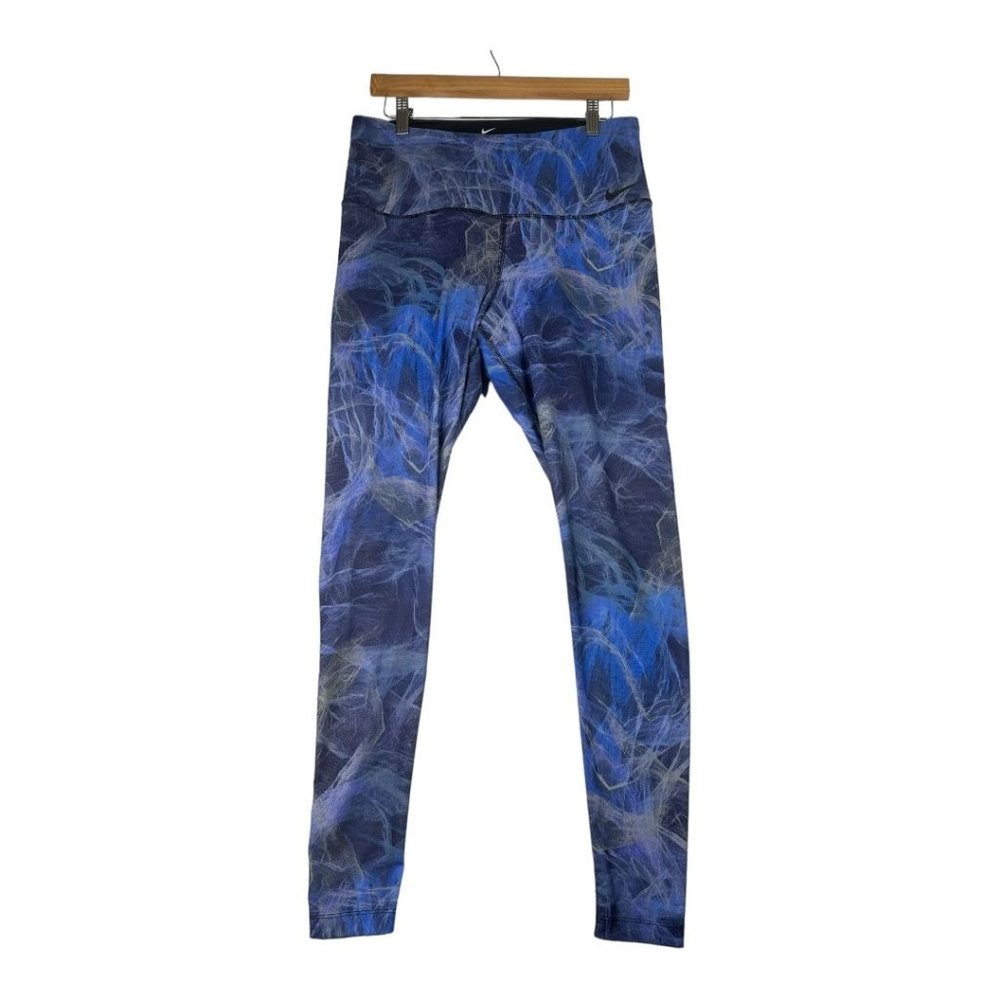 Nike Womens Power Pocket‎ Leggings Semi Sheer Purple/Blue size XL